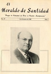 Portada: Doctor Hardy C. Powers, Superintendente General de la Iglesia del Nazareno