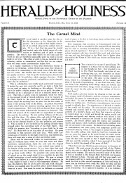Title Page of Herald of Holiness - July 21, 2023