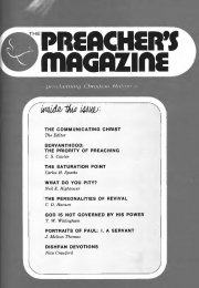 Title Page of Preacher's Magazine
