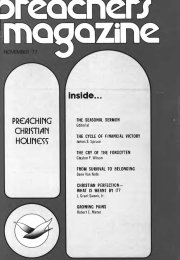 Title Page of Preacher's Magazine