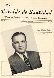 Portada: Remiss Rehfeldt, Secretario de misiones foráneas Iglesia del Nazareno