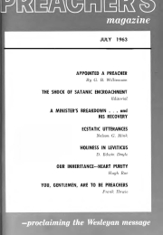 Title Page of Preacher's Magazine