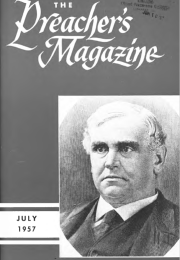 Title Page of Preacher's Magazine Portrait of Phillips Brooks