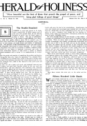 Title Page of Herald of Holiness - May 2, 1917