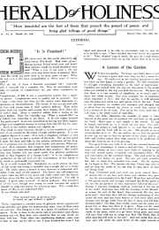 Title Page of Herald of Holiness - May 16, 1917