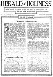 Title Page of Herald of Holiness – August 21, 1918