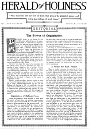 Title Page of Herald of Holiness – August 28, 1918
