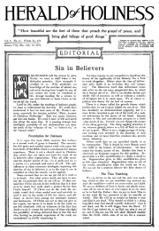 Title Page of Herald of Holiness - July 16, 1919