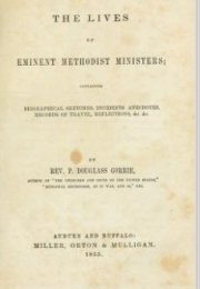 Title Page Image - The Lives of Eminent Methodist Ministers