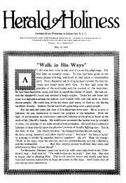 Title Page of Herald of Holiness - May 19, 1920