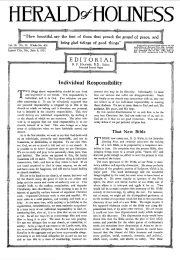 Title Page of Herald of Holiness - June 8, 1921