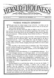 Front page of Herald of Holiness - December 7, 1927