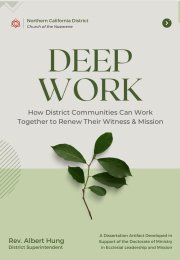 Deep Work: How District Communities can Work Together to Renew their Witness and Mission