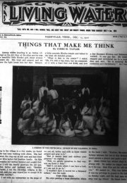 Living Water, December 15, 1910