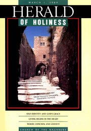 HERALD OF HOLINESS - March 1, 1989