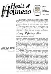 Herald of Holiness - April 16, 1958