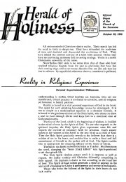 Herald of Holiness - October 29, 1958