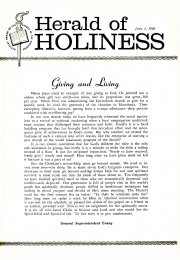 Herald of Holiness - June 1, 1960