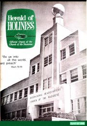 Herald of Holiness - April 19, 1961