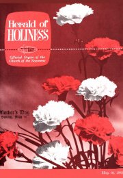 Herald of Holiness - May 10, 1961