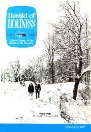 Herald of Holiness - January 31, 1962