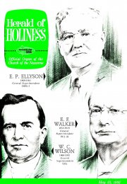 Herald of Holiness - May 23, 1962