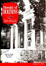 Herald of Holiness - September 11, 1963