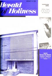 Herald of Holiness - January 15, 1964