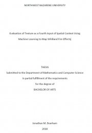 Evaluation of Texture as a Fourth Input of Spatial Context Using Machine Learning to Map Wildland Fire Effects