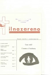 IL NAZARENO - Settembre-Ottobre 1982