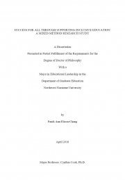 Success for all through supporting inclusive education: a mixed method research study