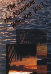 The Church of the Nazarene: Who Are We?