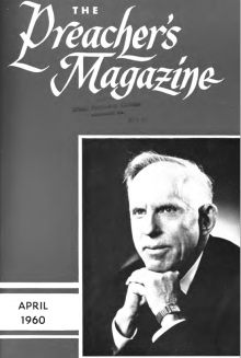 Cover of Preacher's Magazine Photo of Clovis G. Chappell