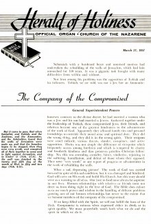 Herald of Holiness - March 27, 1957