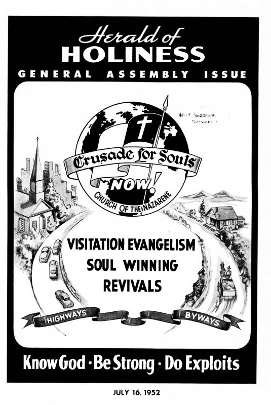 Title Page of Herald of Holiness - July 16, 1952