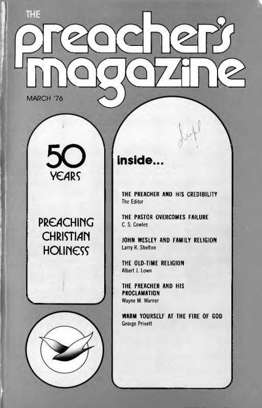 Title Page of Preacher's Magazine
