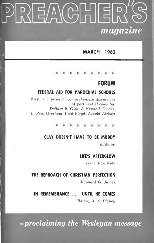 Title Page of Preacher's Magazine