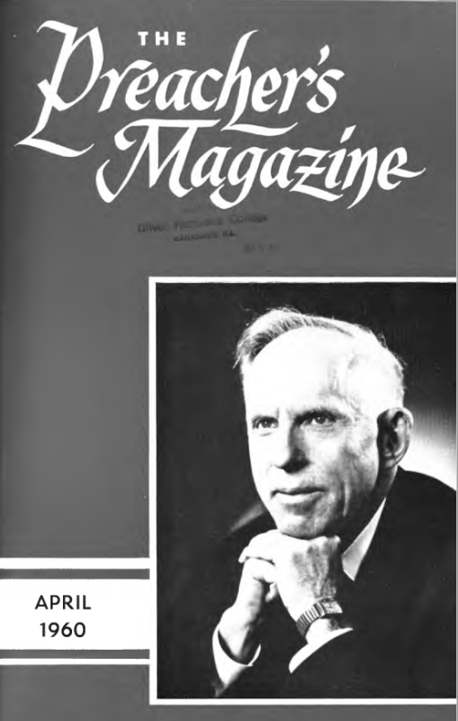 Cover of Preacher's Magazine Photo of Clovis G. Chappell