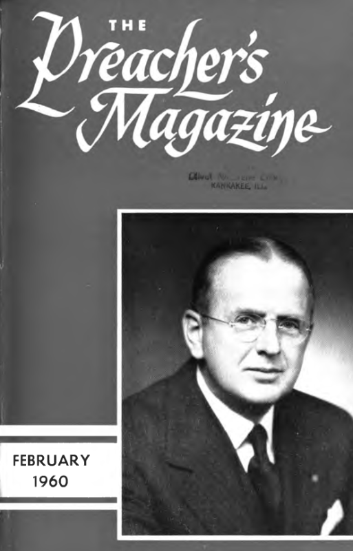 Cover of Preacher's Magazine Photo of Normal Vincent Peale