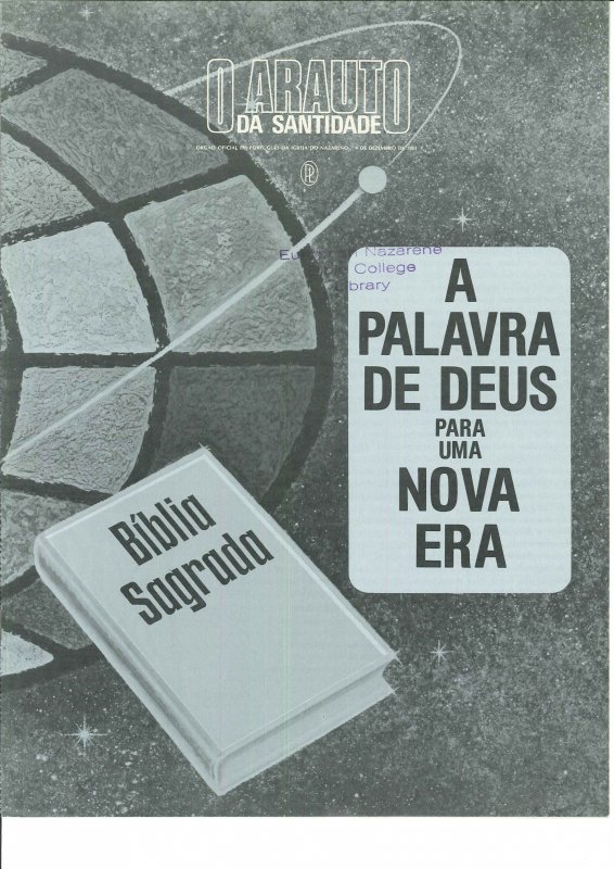 O ARAUTO DA SANTIDADE - 1 DE DEZEMBRO DE 1983