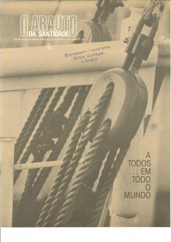 O ARAUTO DA SANTIDADE - 1 DE AGOSTO DE 1984