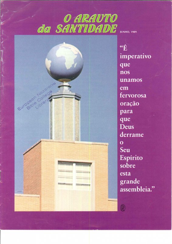 O ARAUTO DA SANTIDADE - JUNHO 1989