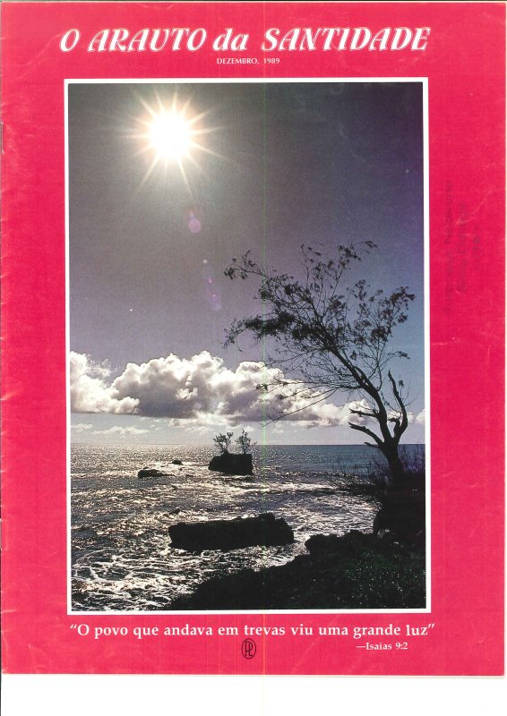 O ARAUTO DA SANTIDADE - DEZEMBRO 1989