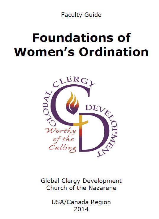 Modular Course of Study: Foundations of Women's Ordination (faculty guide)