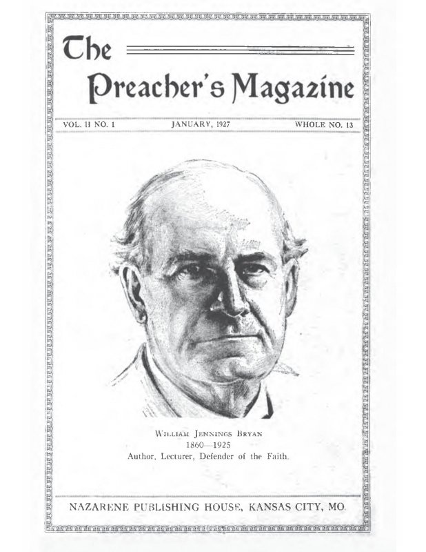 Preacher's Magazine, Volume 2 Number 1, January 1927