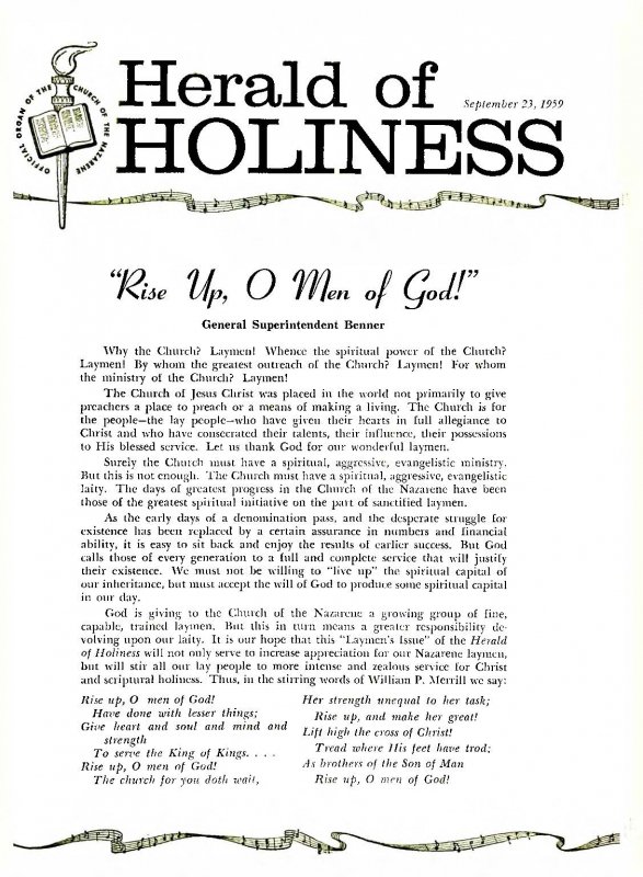 Herald of Holiness - September 23, 1959