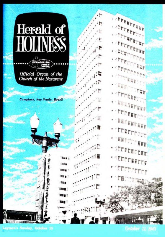 Herald of Holiness - October 11, 1961