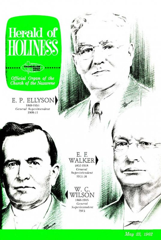 Herald of Holiness - May 23, 1962