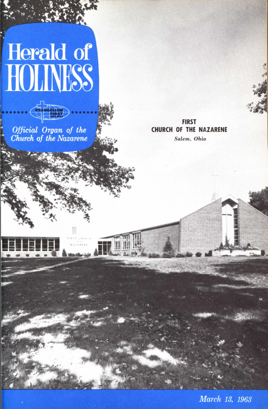 Herald of Holiness - March 13, 1963