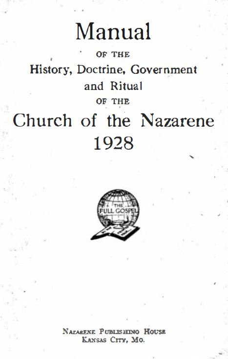 Manual of the Church of the Nazarene 1928